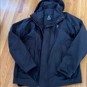 Timberline men’s black 2 jackets in one!